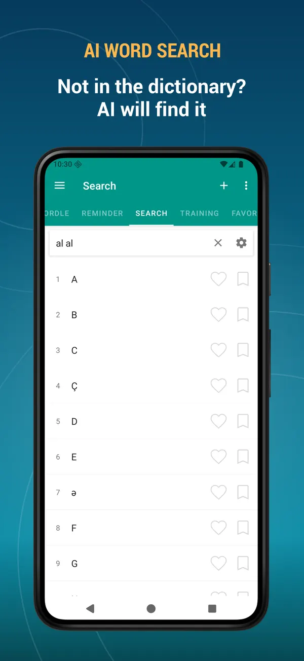 Name Meanings Offline: ai search screen